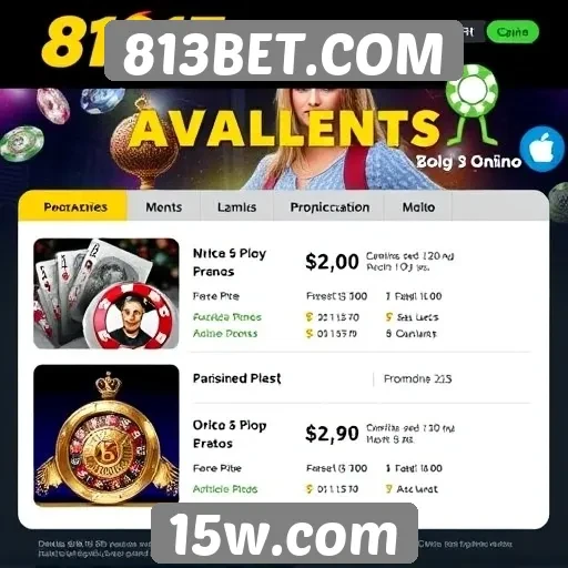 Promoções atraentes do 813BET.COM